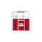 Alaterre Furniture Jasper Twin Junior Loft Bed, White Frame and Blue/Red Playhouse Tent AJJP00WHATBRE - alternate 2